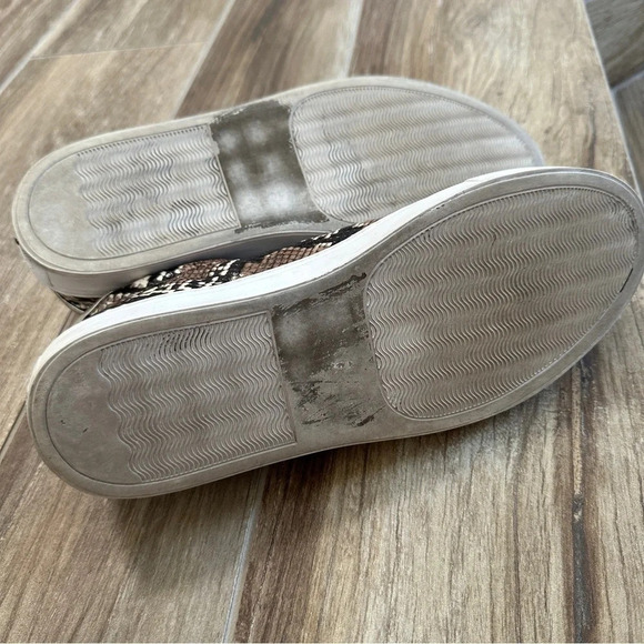 1901 Snake Print Leather Sneakers in Size 10 - Picture 11 of 11